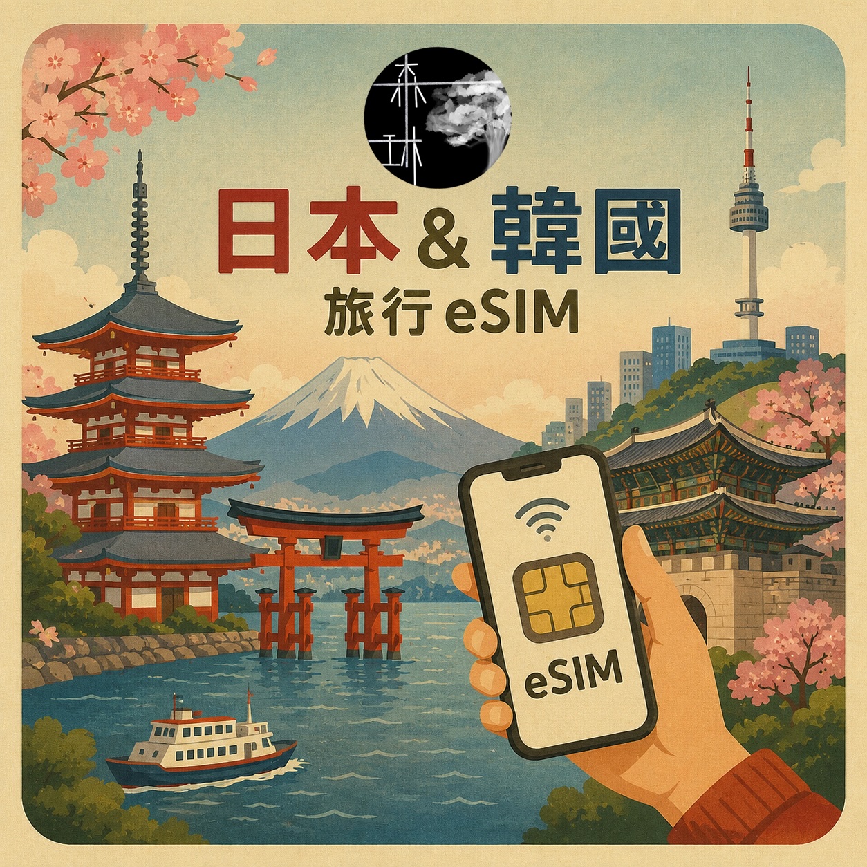 日韓兩國eSIM 5G旅遊卡